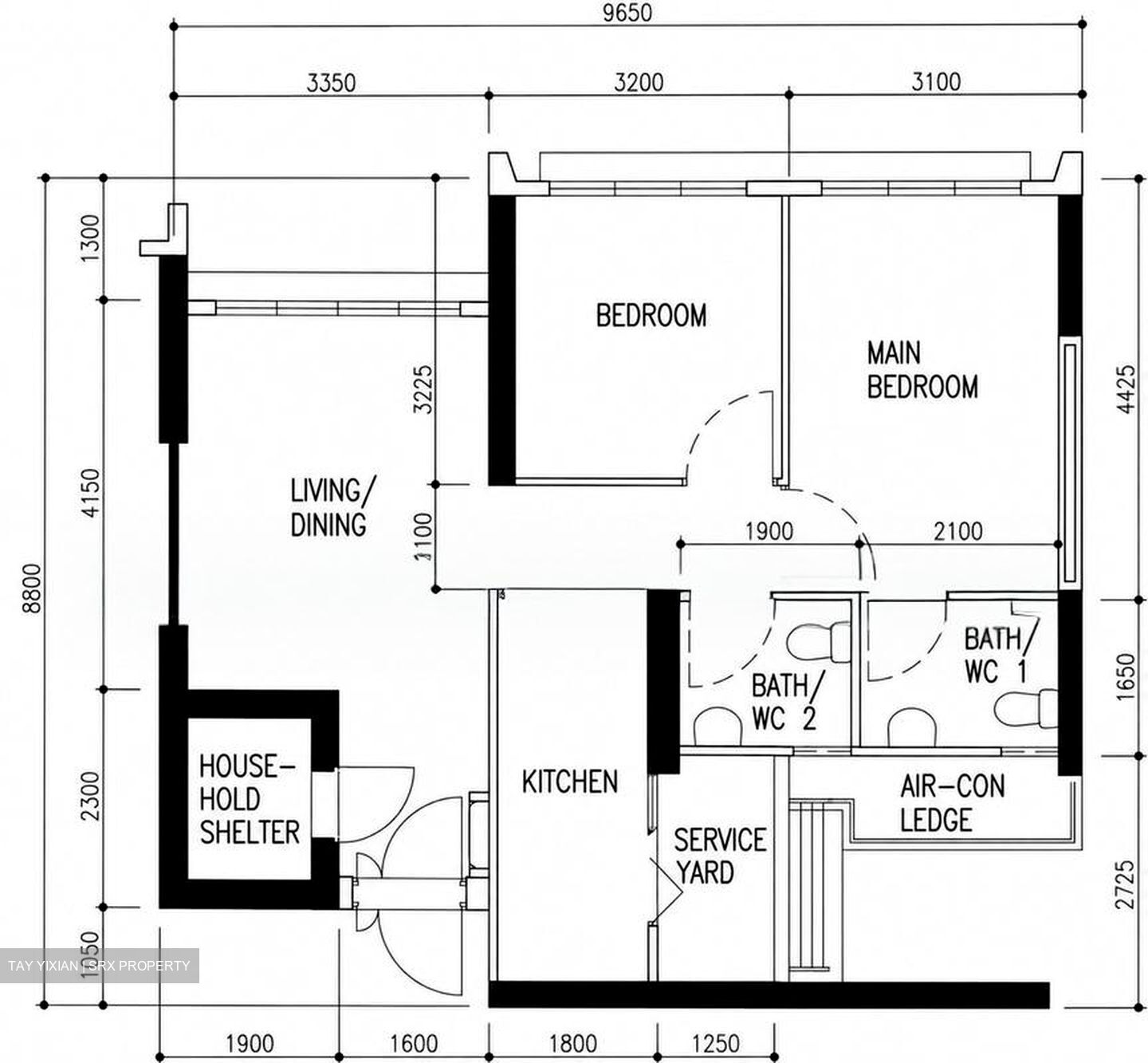 Blk 455A Teck Ghee Parkview (Ang Mo Kio), HDB 3 Rooms #599270061